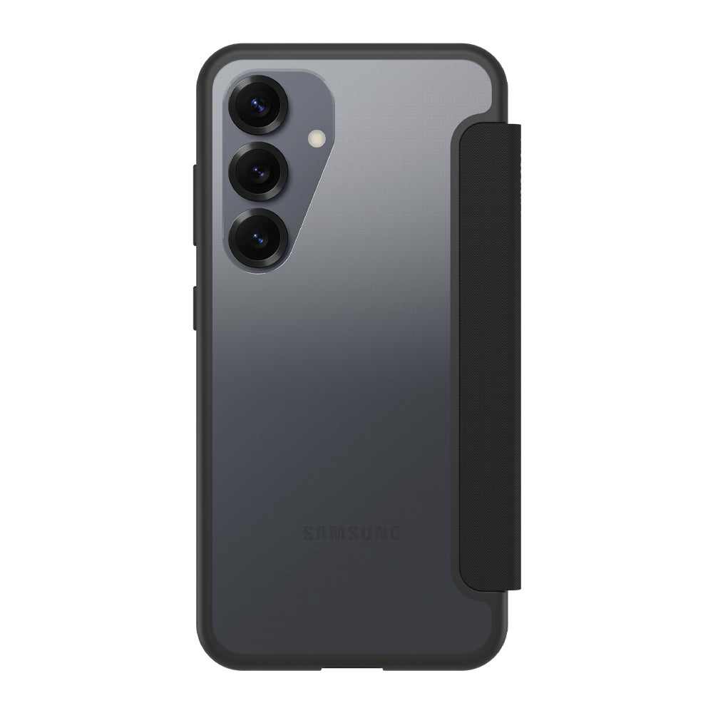 Samsung S25 OtterBox React Folio Case - Black image 0