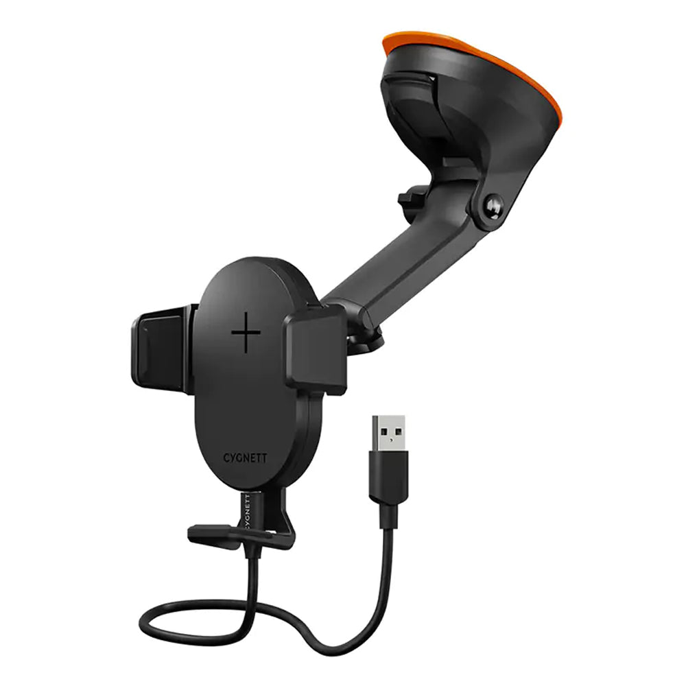 Cygnett EasyMount Car Vent Mount + 10W Fast Wireless Charger image 0