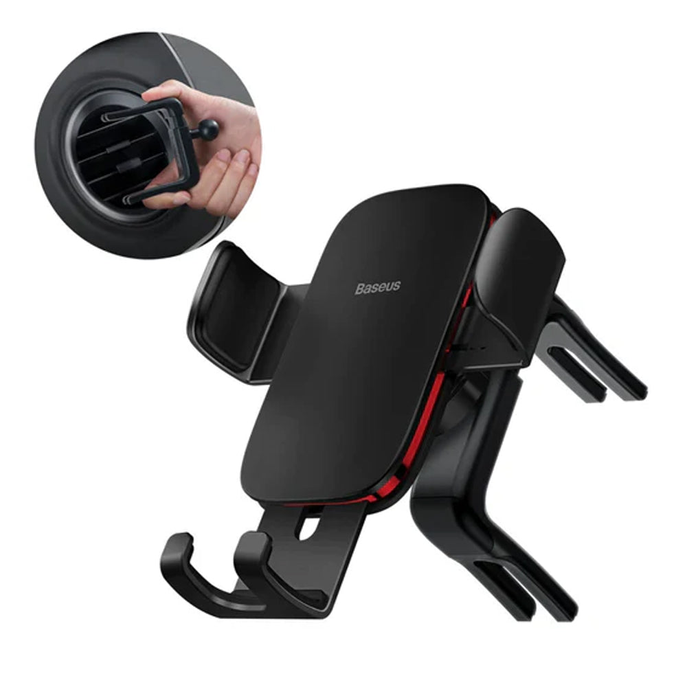 Baseus Metal AgeⅡ Gravity Holder for Round Car Air Vent image 0