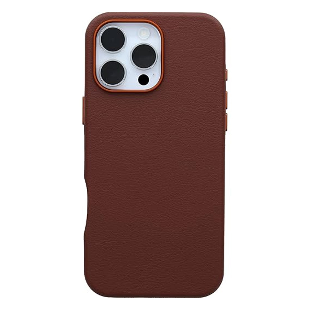 iPhone 16 Pro OtterBox Symmetry Cactus Leather Case - Brown image 0