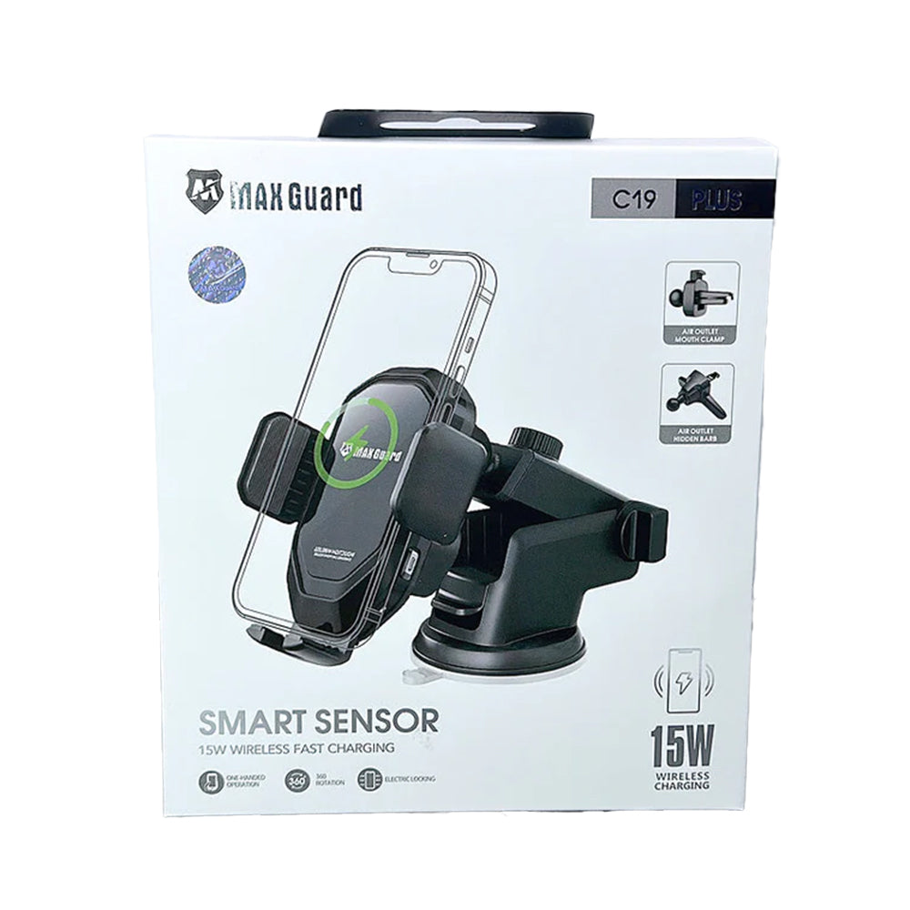 Maxguard 15W wireless charger holder C19 Plus image 0
