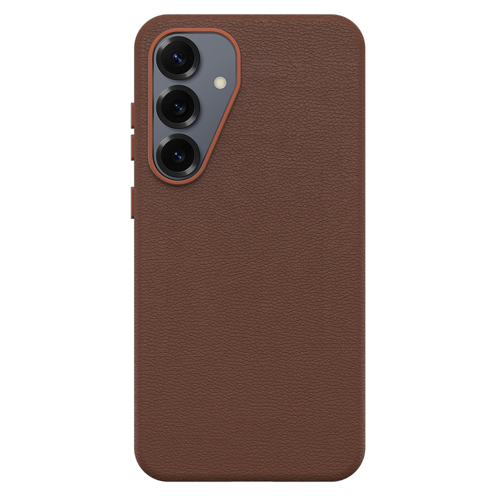 Samsung S25 Plus OtterBox Symmetry Cactus Leather Case - Brown image 0