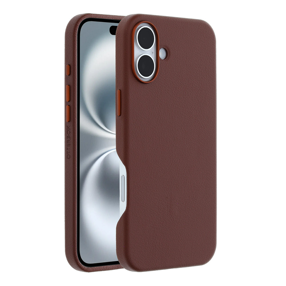iPhone 16 Plus OtterBox Symmetry Cactus Leather Case - Brown image 0