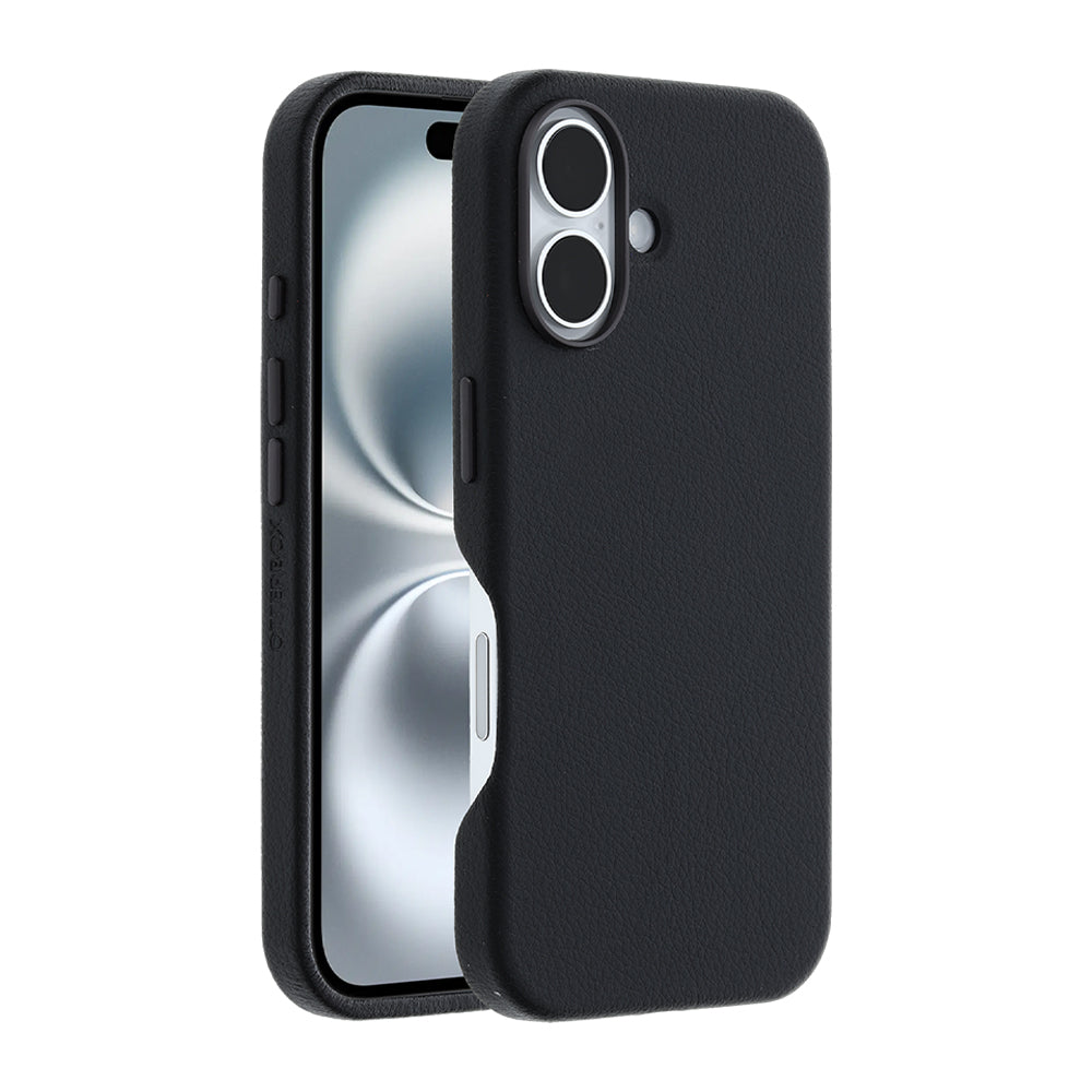 iPhone 16 OtterBox Symmetry Cactus Leather Case - Black image 0