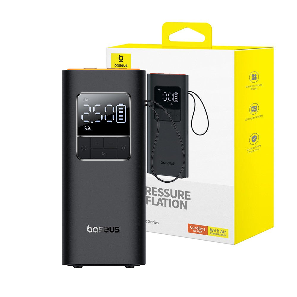 Baseus Super Mini Pro Series Wireless Car Inflator - Cluster Black image 0