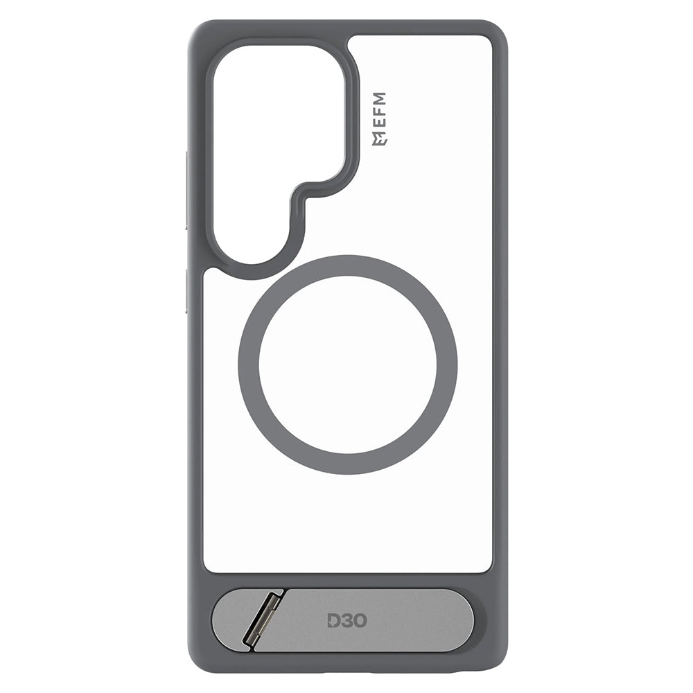 Samsung S25 Ultra EFM Alta Case with D3O Bio - Grey/Clear image 0