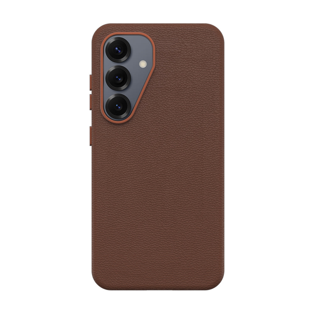 Samsung S25 OtterBox Symmetry Cactus Leather Case - Brown image 0