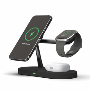 EFM FLUX 4-in-1 Charging Dock with 42W Wall Charger Black